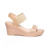 giày sandal nữ đế xuồng PU siêu nhẹ cao 7cm Hanatabi quai ngang hậu thun (35-39) mã HNSDX7F1088