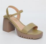 giày sandal nữ đế PU siêu nhẹ cao 7cm Hanatabi quai ngang hậu c (35-39) mã HNSDG7F957