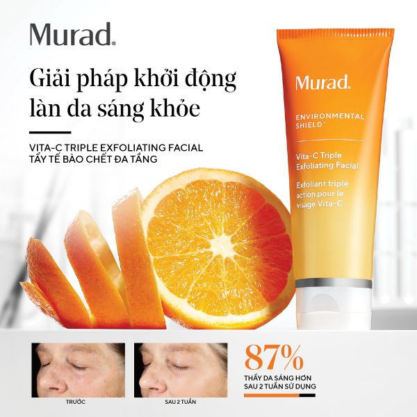 E-SHIELD - Tẩy tế bào chết đa tầng  Vita-C Triple Exfoliating Facial 80ml