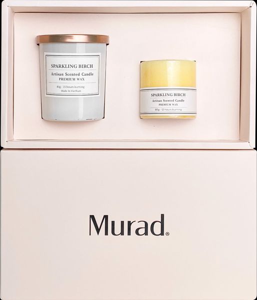 Bộ Nến Thơm MURAD- Hương Sparkling Birch (Gồm: 1 Lọ Nến Thớm & 1 Lõi Nến) - GWP eCOM