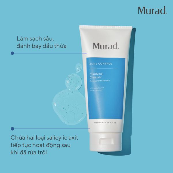 ACNE - Sữa rửa mặt sạch da ngừa mụn  Clarifying Cleanser 200ml