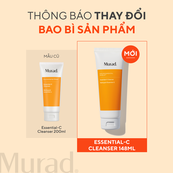 E-SHIELD - Gel rửa mặt sáng da Murad Essential-C Cleanser 200ml