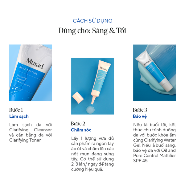 ACNE - Gel chấm mụn Murad Rapid Relief Acne Treatment 15ml