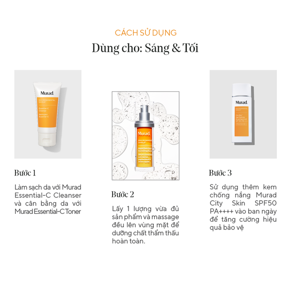 E-SHIELD - Tinh chất làm mờ vết nám và giảm sự hình thành đốm nâu Murad Rapid Dark Spot Correcting Serum 30ml