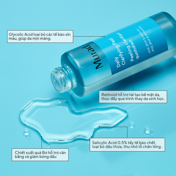 ACNE - Dung dịch tẩy tế bào chết hóa học, thông thoáng lỗ chân lông Murad Daily Clarifying Peel 95ml