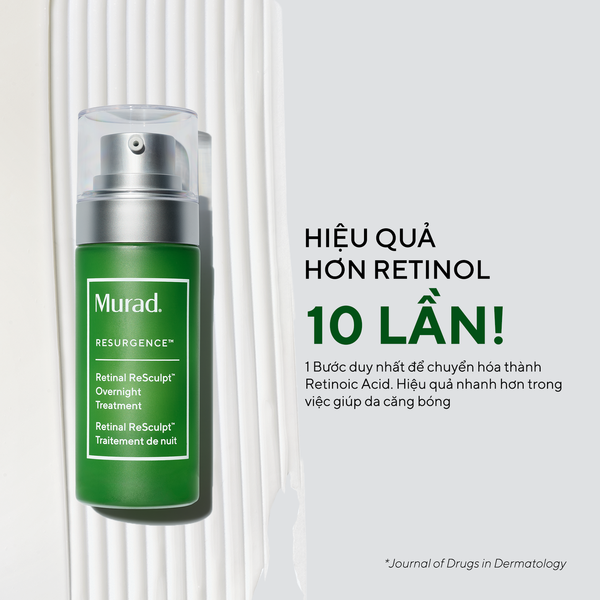 RESURGENCE - Tinh chất Retinal giúp cải thiện độ đàn hồi cho da Murad Retinal ReSculpt Overnight Treatment 30ml