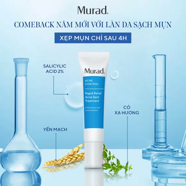 ACNE - Gel chấm giảm mụn  Rapid Relief Acne Spot Treatment 15ml