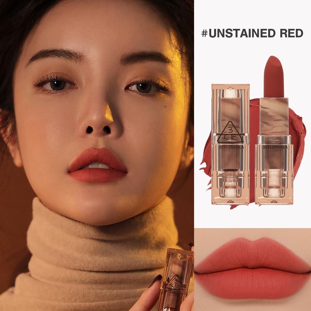 3CE SOFT MATTE LIPSTICK #UNSTAINED RED – C-STOREVN