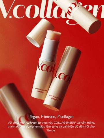  Thanh Lăn Tinh Chất ma:nyo Vcollagen Heart Fit Multi Balm 10g Chống Lão Hóa, Cấp Ẩm, Tăng Đàn Hồi Da. 