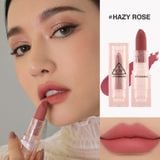  [BST WARM AND COOL] Son Thỏi Lì 3CE SOFT MATTE LIPSTICK Vỏ Trong Suốt Cho Làn Môi Mịn Màng Ẩm Mượt 3.5g. 