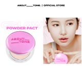  Phấn phủ dạng nén About Tone Glow Powder Pact 8g sáng hồng, mịn màng 