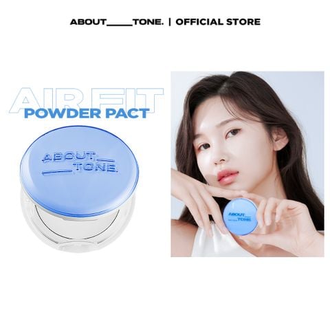  Phấn phủ dạng nén About Tone Air Fit Powder Pact 8g trong suốt, mịn màng 