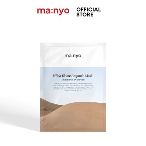  Mặt Nạ Dạng Gel ma:nyo Bifida Biome Ampoule  Mask 30ml Giúp Dịu Da, Tăng Đàn Hồi Da 
