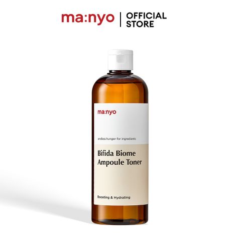  Nước Cân Bằng ma:nyo Bifida Biome Ampoule Toner 400ml Cấp Ẩm Sâu Cho Da Khô, Da Nhạy Cảm 