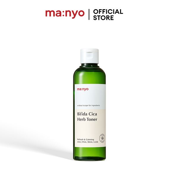 Nước Cân Bằng ma:nyo Bifida Cica Herb Toner 210ml Kiểm Soát Dầu Thừa ...