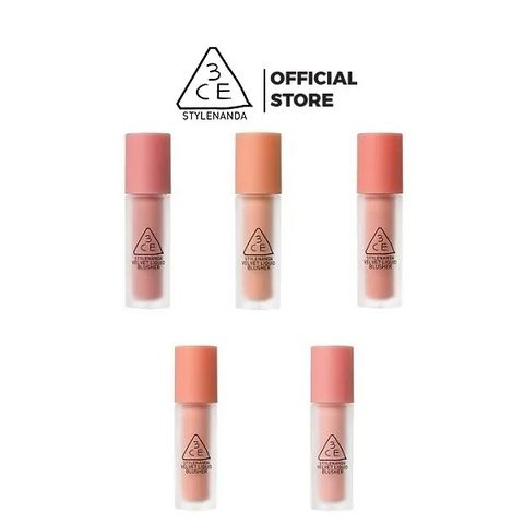  Má Hồng Dạng Kem 3CE VELVET LIQUID BLUSHER. 