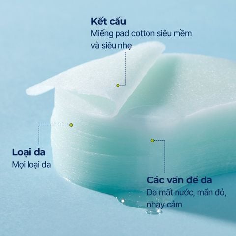  Toner Pad đa năng DIVE IN Hyaluronic Acid,  Pad làm dịu mát da, giảm mẩn đỏ, cấp ẩm sâu, 160ml, 80 miếng 