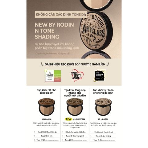  Phấn Tạo Khối [KÈM CỌ] ARTCLASS BY RODIN SHADING MASTER. 