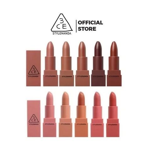  Son Thỏi Mịn Lì 3CE - [MATTE] 3CE MOOD RECIPE LIP COLOR 3.5g. 