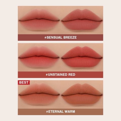  [BST Thu Đông] Son Thỏi Lì 3CE SOFT MATTE LIPSTICK Vỏ Trong Suốt Cho Làn Môi Mịn Màng Ẩm Mượt 3.5g. 