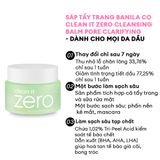  Sáp tẩy trang B​A​N​I​L​A C​O C​l​e​a​n i​t Z​e​r​o C​l​e​a​n​s​i​n​g B​a​l​m P​o​r​e C​l​a​r​i​f​y​i​n​g. 