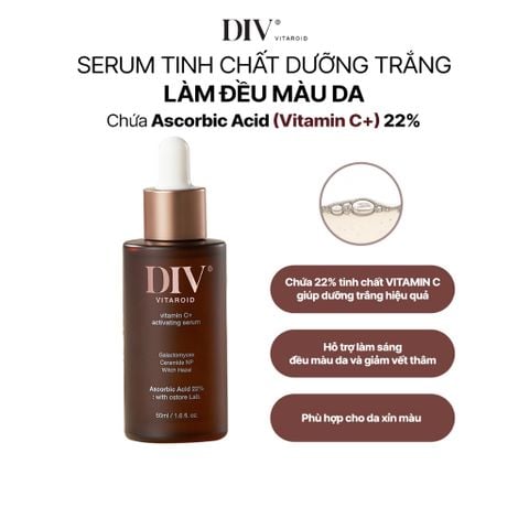  Tinh Chất Dưỡng Trắng DIV (Dive Into Vitamin) Vitamin C+ Activating Serum 50Ml 