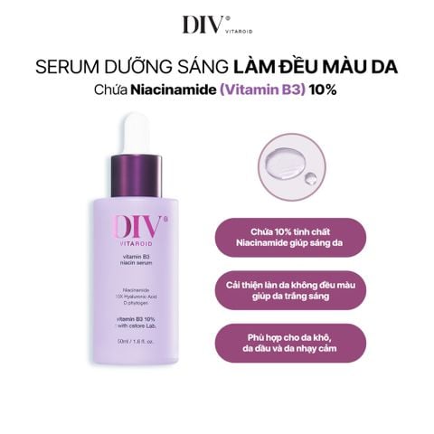  Serum Dưỡng Sáng Da DIV (Dive Into Vitamin) Niacinamide (Vitamin B3) 50Ml 