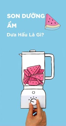  Son Dưỡng Môi ma:nyo What A Melon Moisture Lip Balm 4g Hương Dưa Hấu 