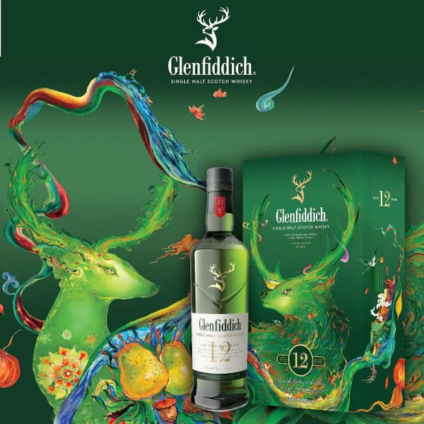 Glenfiddich 12 Year Old GB25 (Glass)
