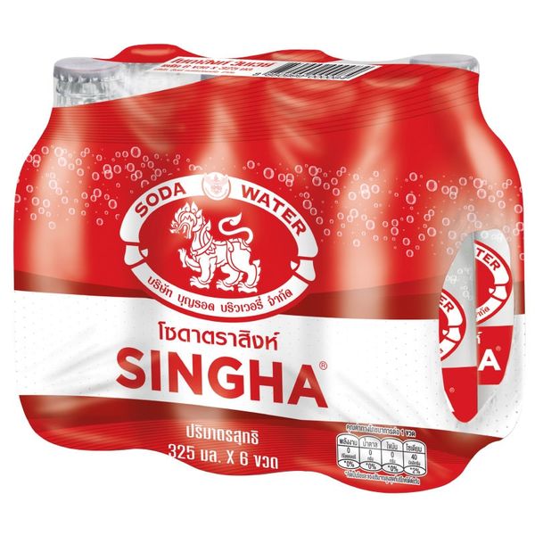 NƯỚC SODA SINGHA 325ML THÙNG 4  LỐC (mỗi lốc 6 lon)