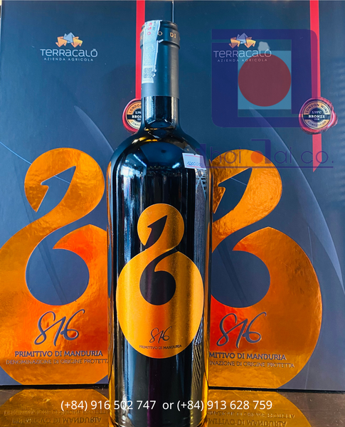 RƯỢU VANG Ý 816 PRIMITIVO