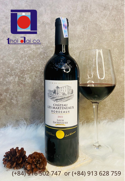 Vang Pháp Chateau Les Martineaux Bordeaux Louis
