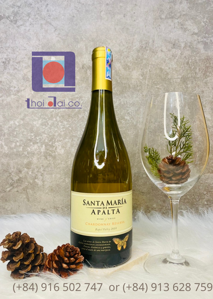 Vang Chile Santa Maria De Apalta Chardonnay Reserve