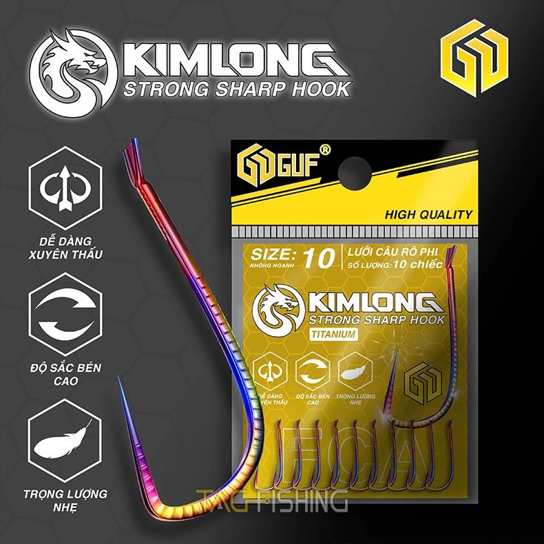  Lưỡi GUF Kim Long FCA (Cá Rô) 