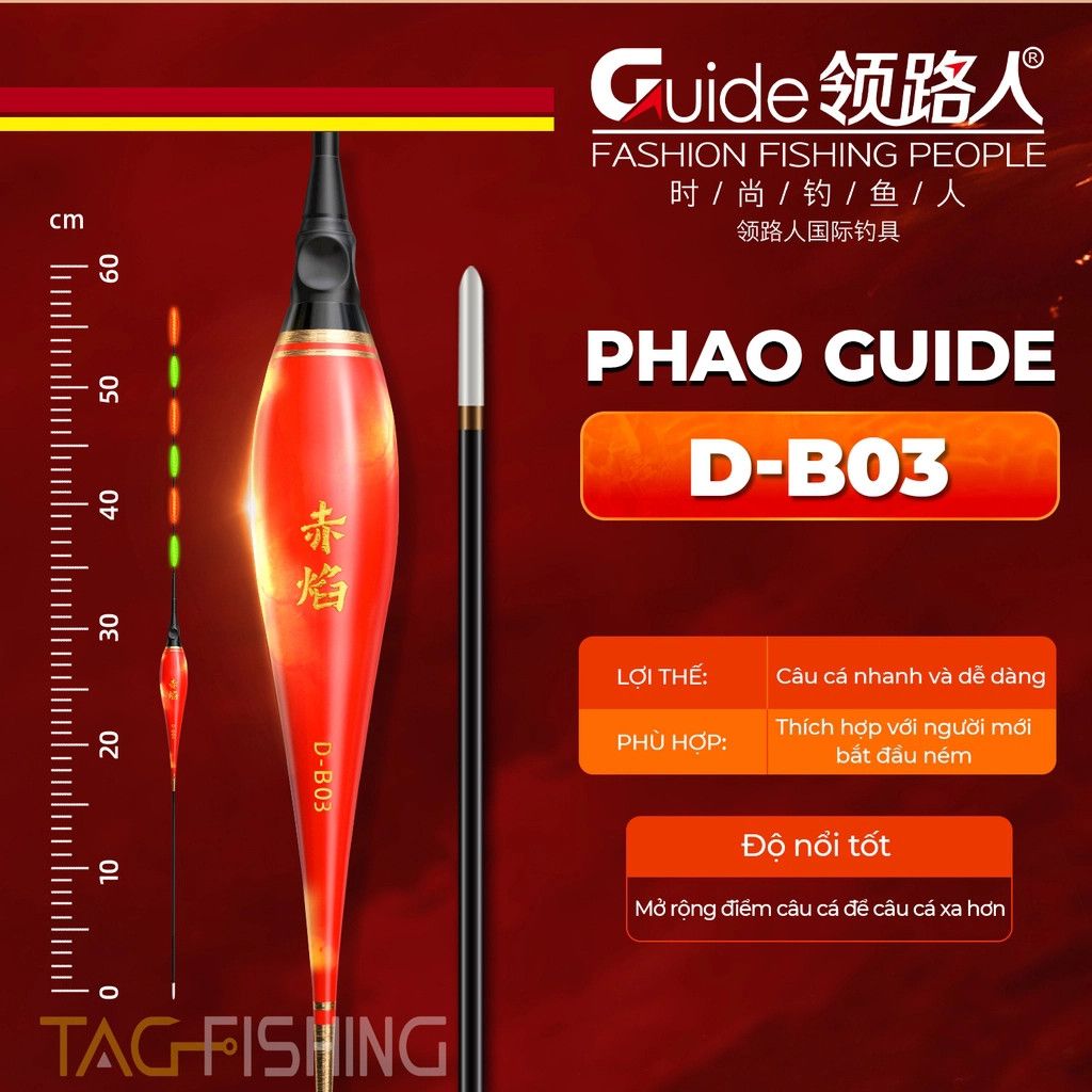  Phao Điện Hố Đấu Săn Hàng Guide D-B03 