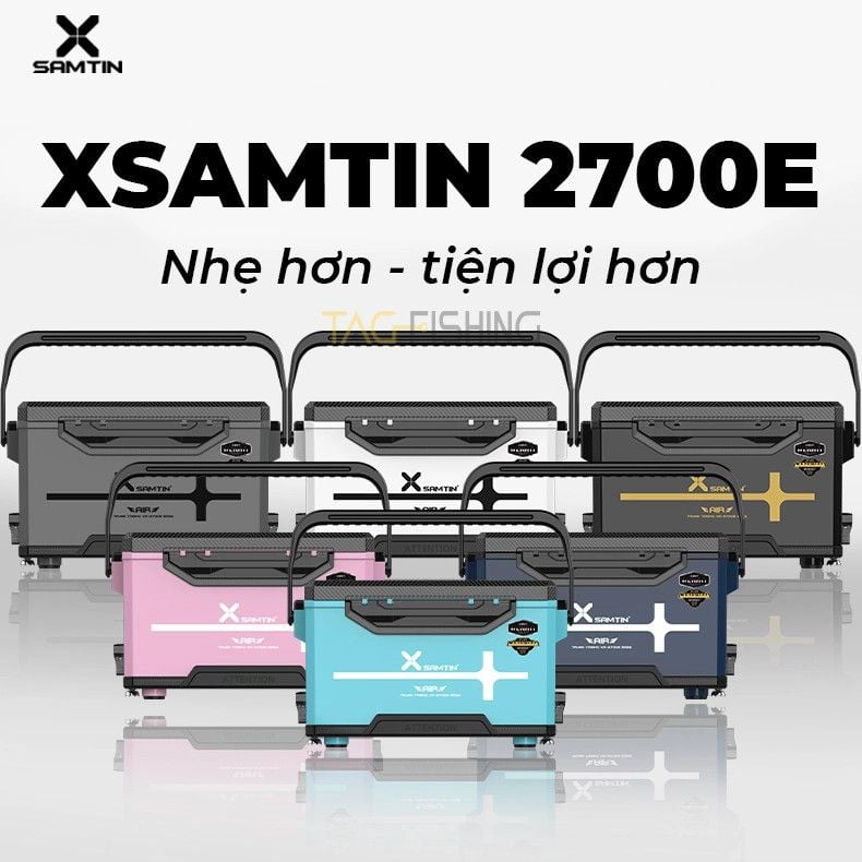  Thùng Câu Xsamtin 2700E (Mặt Carbon) - 2023 