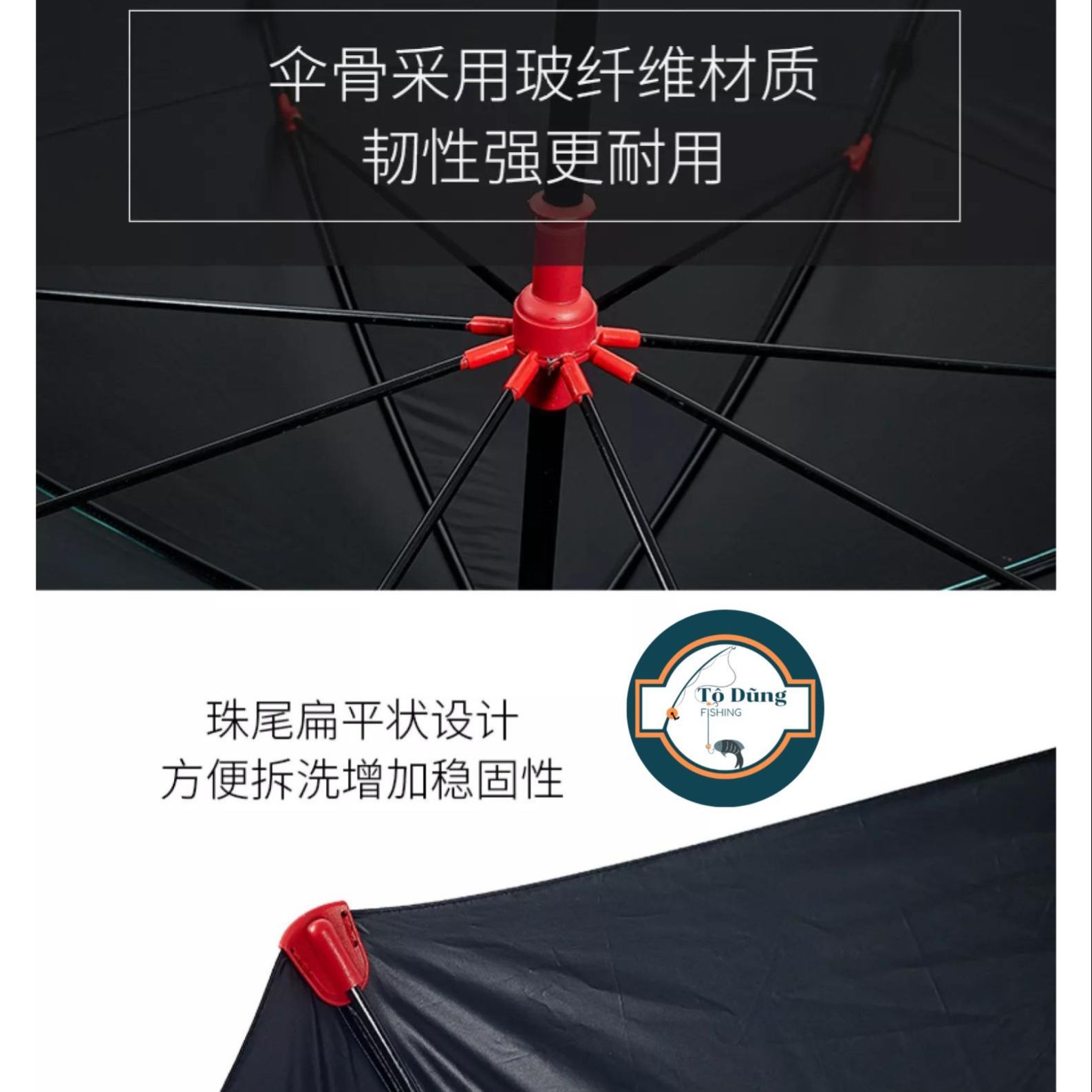  Ô/Dù Tuku 2m2 Xoay 360* 