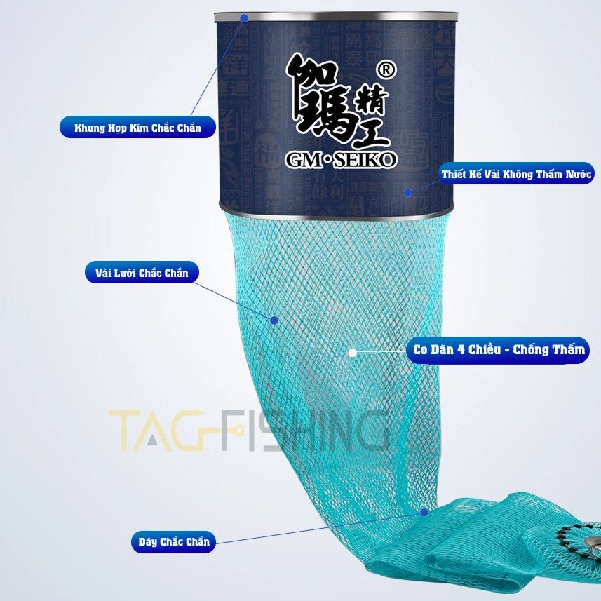  Rọng Cá Gama-Seiko Cao Cấp (Tròn/Vuông) 