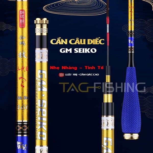 Cần tay Gama Seiko Tinh Hoa Chuyên Diếc