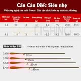  Cần Tay Gama Seiko Tinh Hoa Chuyên Diếc 