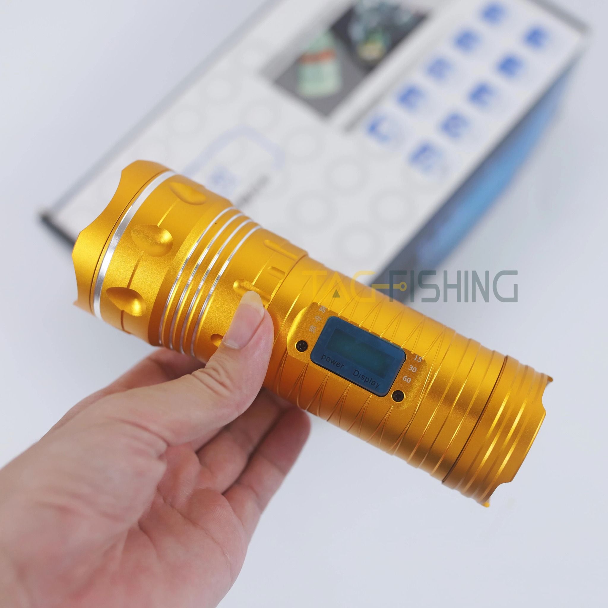  Đèn soi Ổ / Phao F10 Vàng 