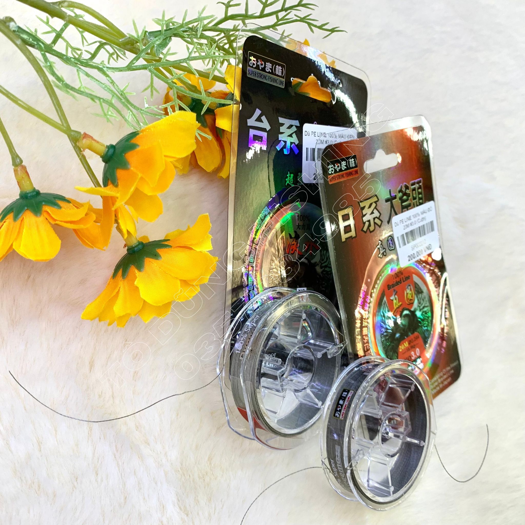  Dù PE LINE 100% Màu Đen 20m 