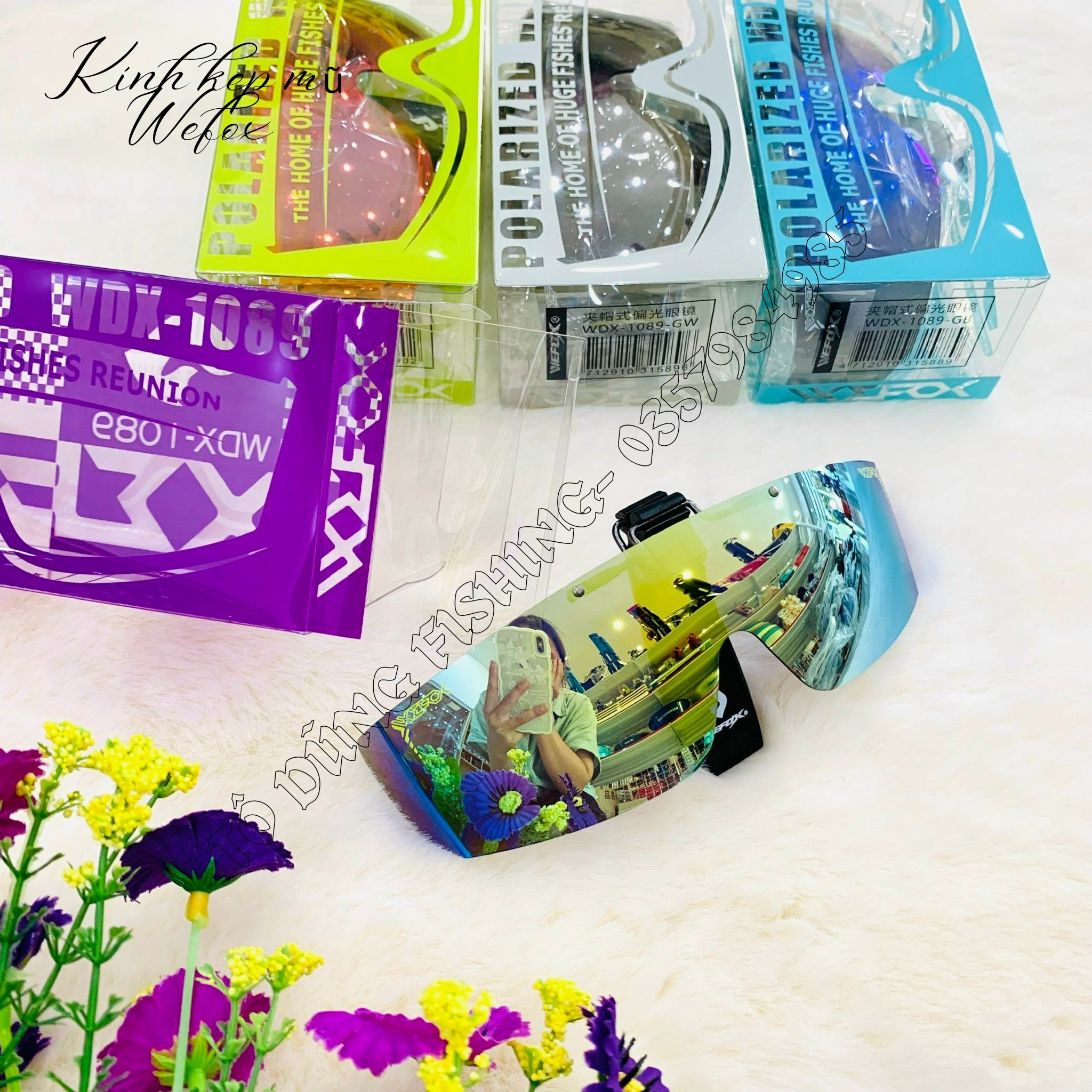  Kính Kẹp Mũ WEFOX 