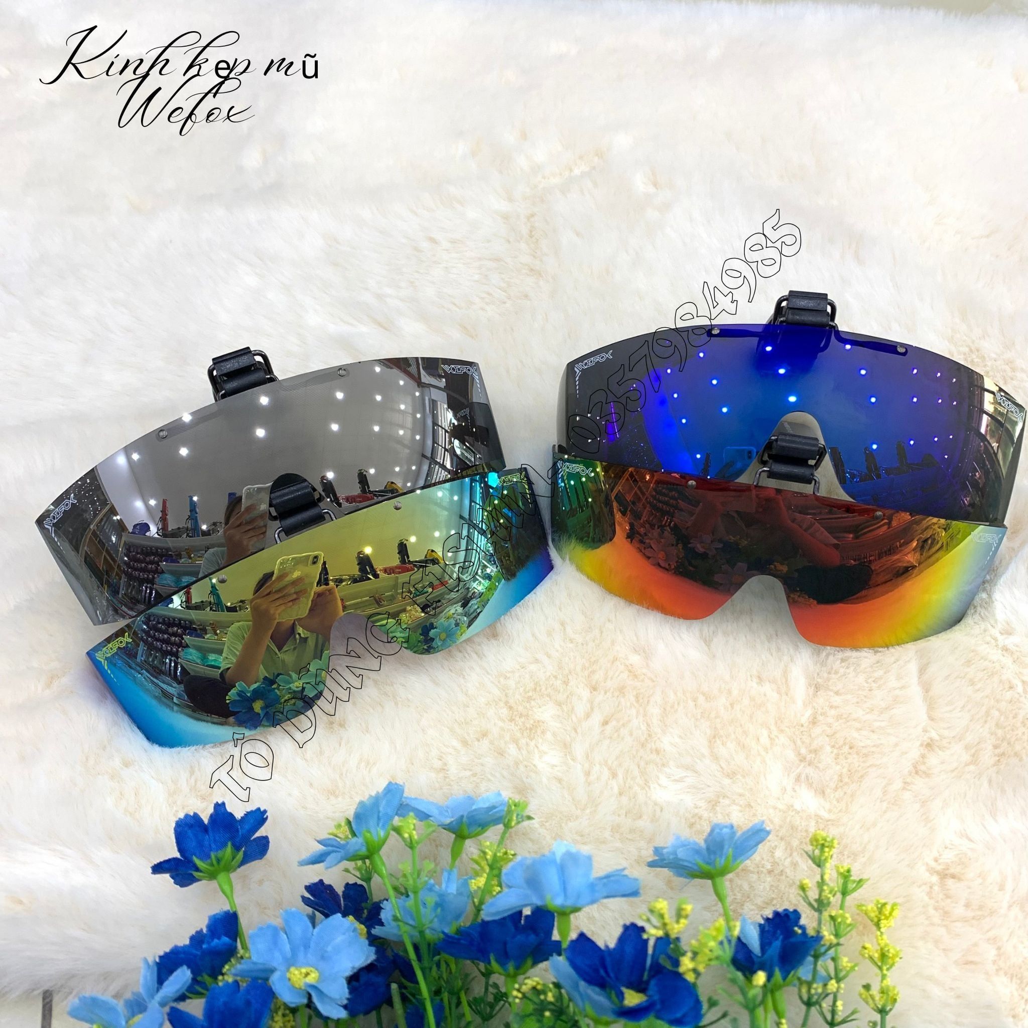  Kính Kẹp Mũ WEFOX 