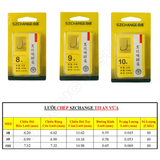  Lưỡi SZCHANGE CHÉP TITAN VỪA Không Ngạnh 