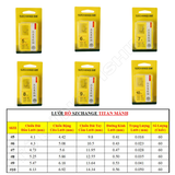  Lưỡi SZCHANGE RÔ TITAN MẢNH ĐEN Không Ngạnh 