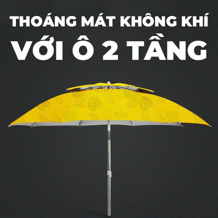  Ô/Dù Che Nắng GUF Vàng Kim D1 2.2M 