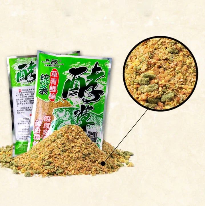  Mồi Câu Lão Quỷ - Men Thực Vật ( Trắm Cỏ) 