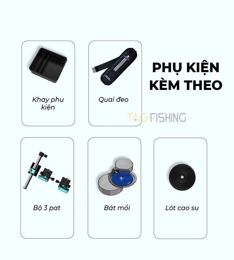  Thùng Câu Xsamtin 2700E (Mặt Carbon) - 2023 