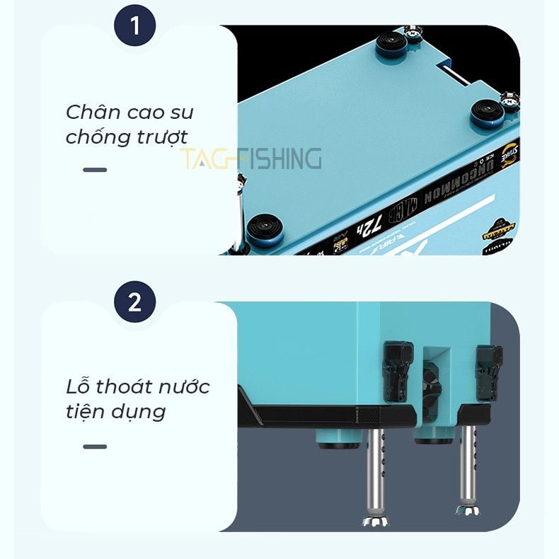  Thùng Câu Xsamtin 2700E (Mặt Carbon) - 2023 